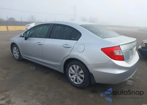 2012 Honda Civic Lx из США, поврежденный, VIN 2HGFB2F5XCH316235